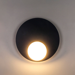 737237 Бра EMISFERO 12W LED 655LM 180G ЧЕРНЫЙ 3000K