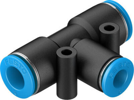 QST-8-6 Тройник с цанговым зажимом