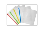 Папка на молнии А-5 LAMARK Zip 150 мк прозрачная, ассорти PE0418