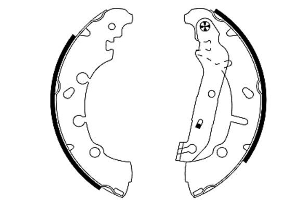 TEXTAR - 91057300-TET - Brake Shoe Set