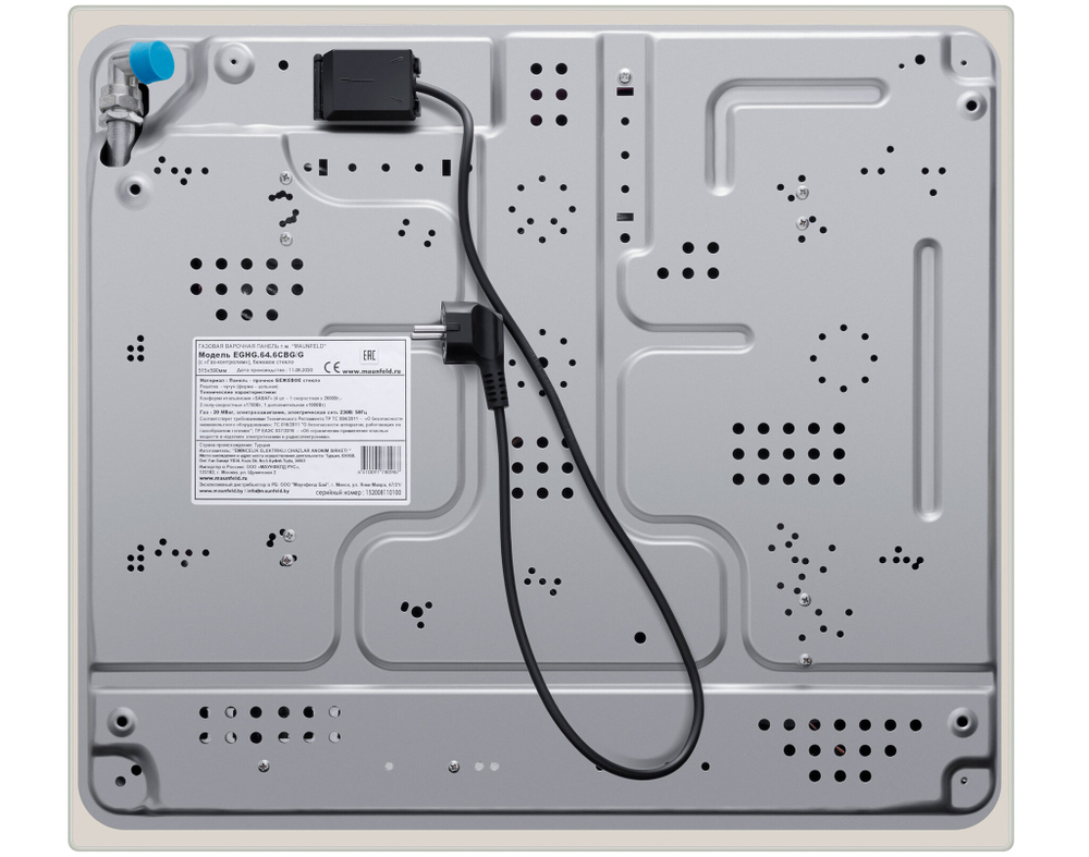 Газовая варочная панель MAUNFELD EGHG.64.6CBG/G фото 3