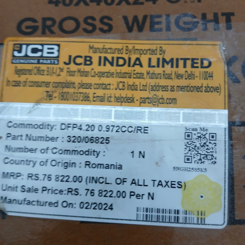 ТНВД DFP4.2 | 320/06825, 28313000 | JCB