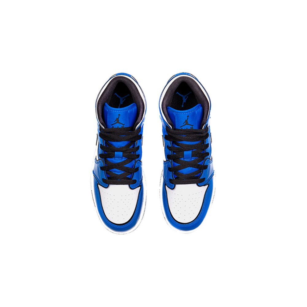 Кроссовки Air Jordan 1 Mid SE GS Signal Blue