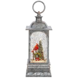 GAEM Изделие декоративное "Фонарь" (подсвет, вьюга, 3хАА н/п), L9 W9 H27 см