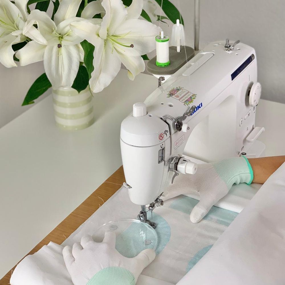 Лапка с высоким кольцом для стежки по линейкам на полупромышленных швейных машинах (арт. Z55-PP)