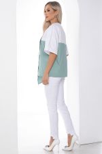 Костюм Сила нежности белый/фисташка К10164 LT Collection (Акция)