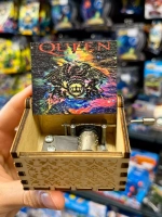 Музыкальная шкатулка группа Квин Queen деревянная