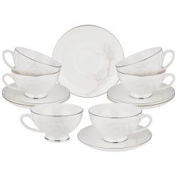 ЧАЙНЫЙ НАБОР LEFARD "МЕДИССОН" НА 6 ПЕР. 12 ПР. 250 МЛ (КОР=4НАБ.)