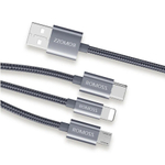Кабель Romoss 3в1 Lightning+Micro-USB+Type-C CB25A