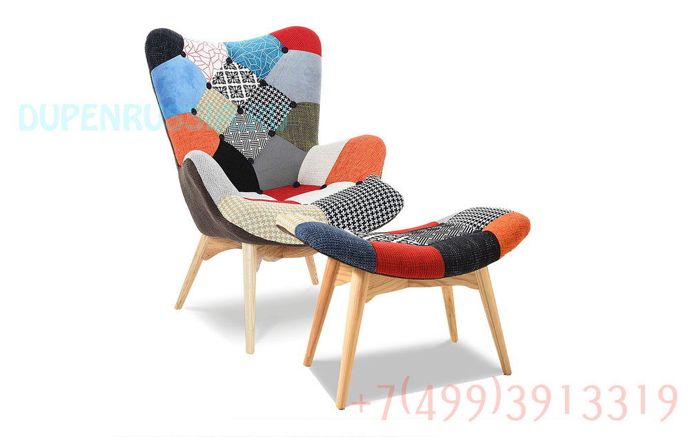 Банкетка Contour DС-917F(P) patchwork-лоскутный микс