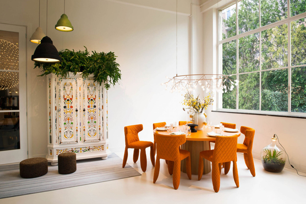Pendant design lamp  Heracleum  Big O by Moooi (Brass,  D160)
