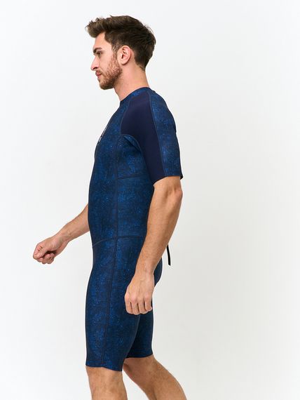 Гидрокостюм SARGAN Sport  1011/MBL, мужской, короткий, неопр.2мм, микс-синий