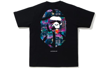 Футболка A BATHING APE Neon Tokyo Tee T, 1G30-110-074