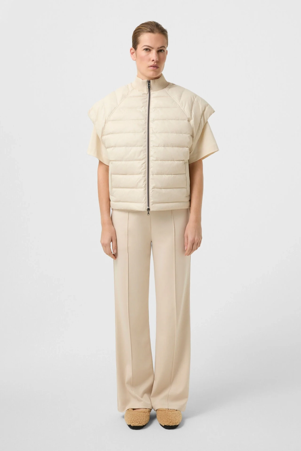 Куртка-жилет BOGNER NAHLA-D в молочном цвете