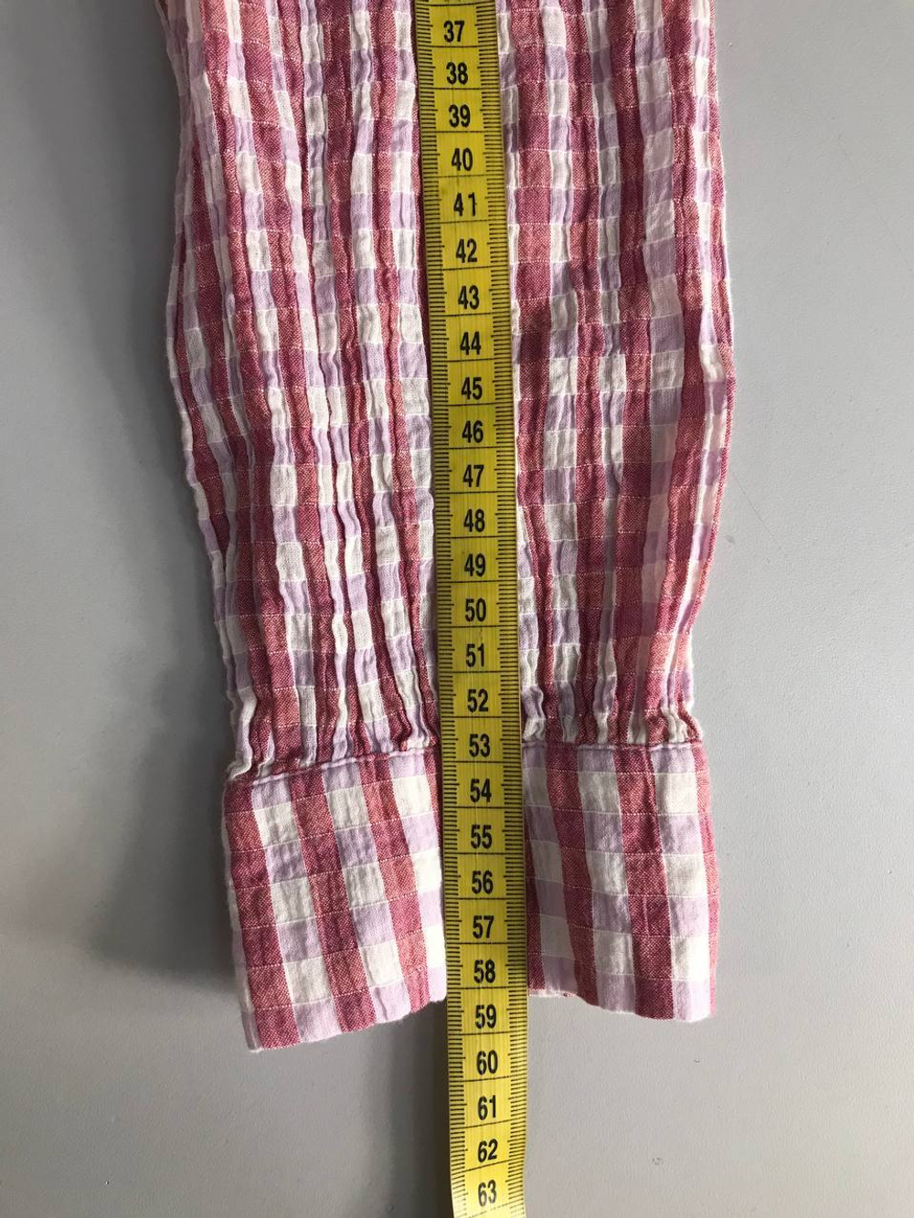 Блузка Mango в стильную клетку, маркировка М, визуально на 46 размер