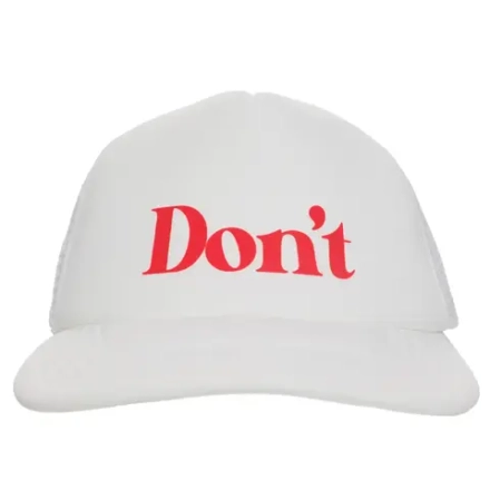 UNDERCOVER КЕПКА БЕЛАЯ DON'T