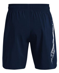 Шорты для мальчика теннисные Under Armour Boys' UA Woven Graphic Shorts - небесный