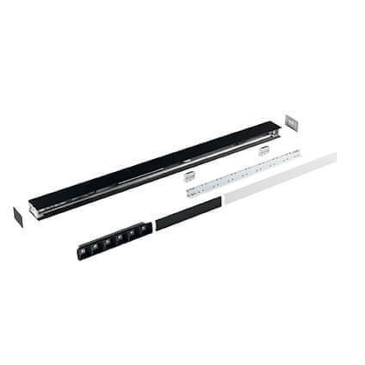 Подвесной светодиодный светильник Ideal Lux Fluo Bi-Emission 1800 3000K Bk 192697