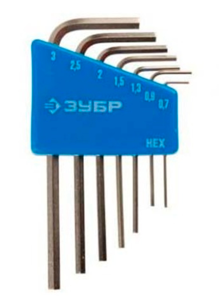 Ключи имбусовые, фосфатированное покрытие, ЗУБР "Эксперт"