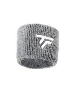 TECNIFIBRE WRISTBANDS SILVER 2023 2P (Напульсник узкий) х2