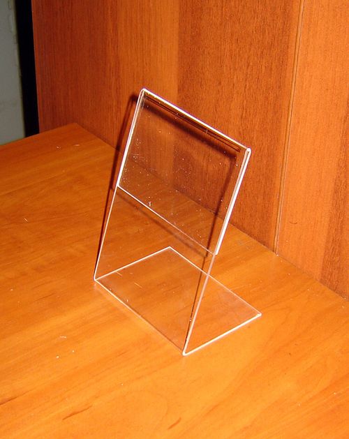 Менюхолдер тейбл тент А6 L-обр верт