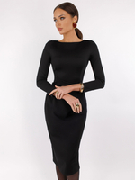 Платье облегающее миди