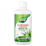Nature's Way, сок из листьев алоэ вера и гель из внутренней части листьев алоэ вера (Aloe Polymax+™), ягодный вкус, 1 л (33,8 жидк. унции)