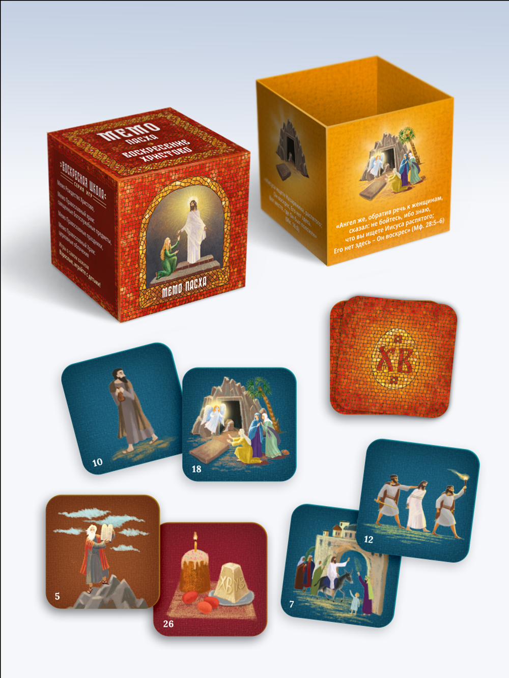 Настольная игра Мемо "Воскресение Христово".