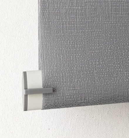 Заглушка утяжелителя рулонных штор Мини с боковой фиксацией, цвет серый