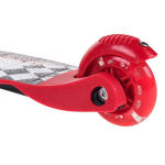 Самокат 3х кол. красный, 55см, макс.высота ручки 62см. колеса PU свет, макс.вес 45кг.