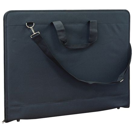 Папка с ручками А2, Спейс, Художник ткань, молния, наплечный ремень, с карманом