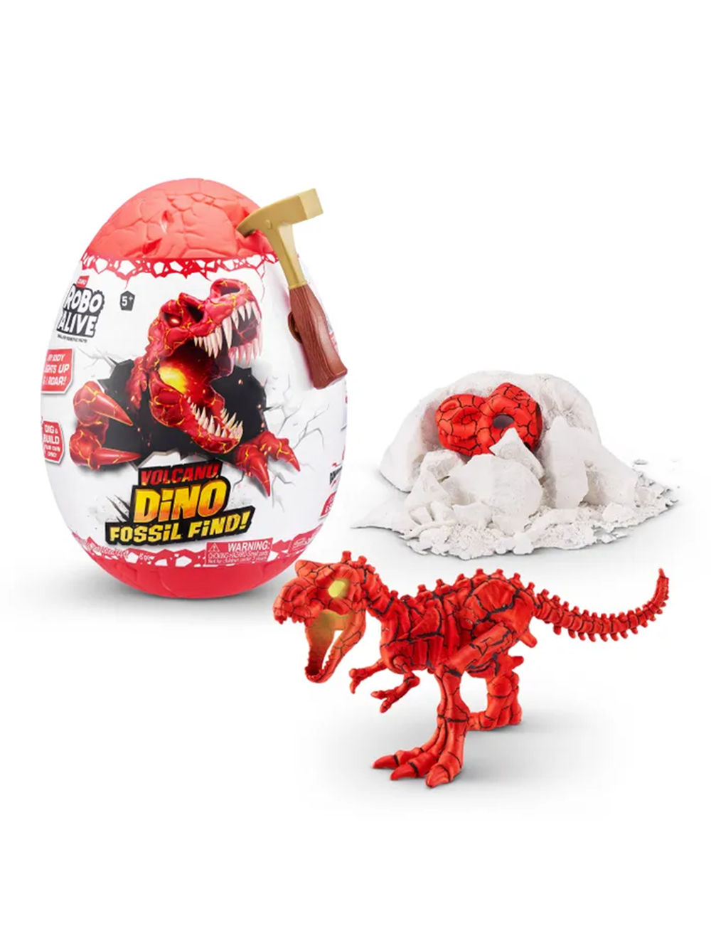 ZURU ROBO ALIVE Dino Fossil Volcano 71116 — это захватывающий набор для раскопок, в котором ребёнок почувствует себя настоящим палеонтологом!