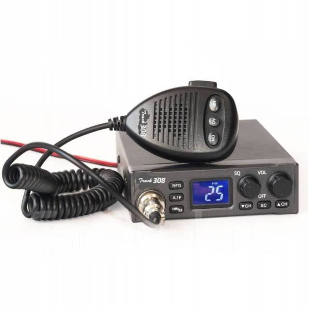 Рация автомобильная Track 308 (27 МГц, 8 Вт, 12/24В)