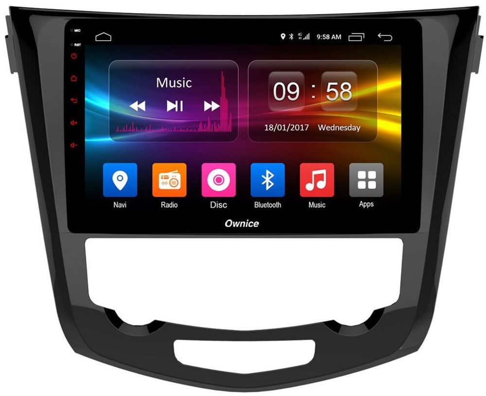 Магнитола для Nissan X-Trail T32, Qashqai J11 2014-2022 (поддержка автопарковки) - Carmedia OL-1668 QLed, Android 12, TS10, CarPlay, 4G SIM-слот
