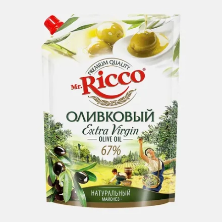 Майонез Mr. Ricco Оливковый 67% 750г