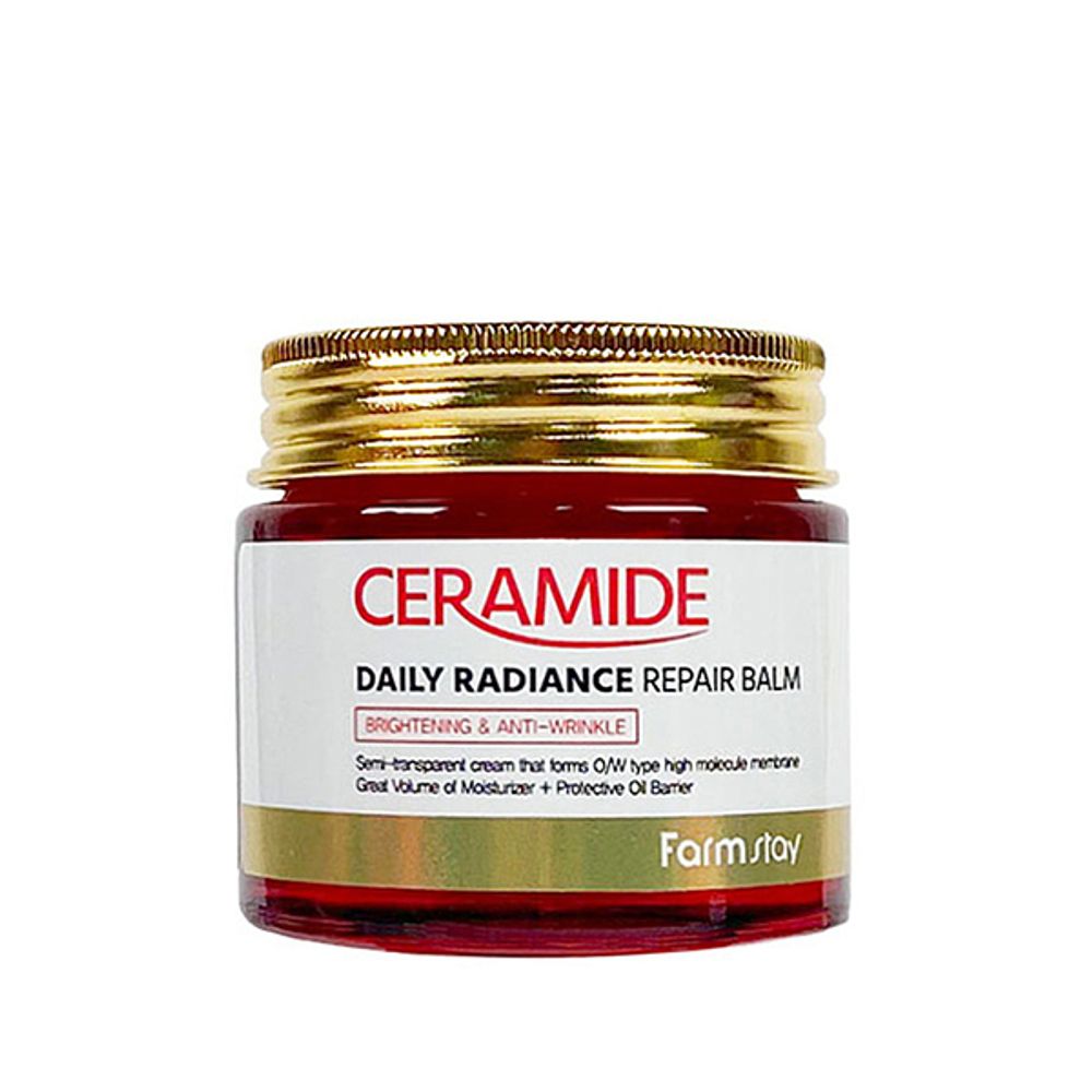 FarmStay Крем-бальзам увлажняющий с керамидами - Ceramide daily radiance repair balm, 80г