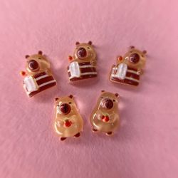 1857 Фигурки объёмные "Капибара" 5 шт