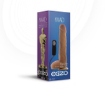 Телесный вибратор-реалистик с присоской Mad Oscar - 24 см. (Цвет: телесный)