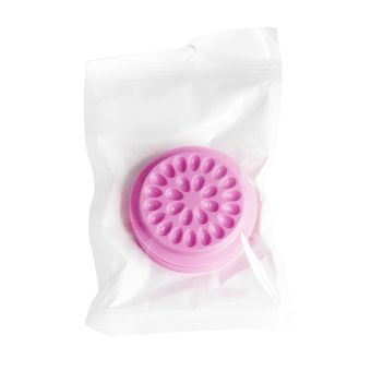 Палетка для клея наращивания ресниц, 26 лунок, набор, 10 шт, цвет розовый