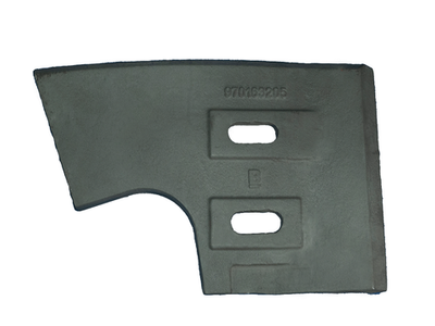 Скребок правый для б/с Liebherr Compactmix RIH RIM 3.0