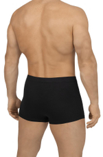 Однотонные хлопковые боксеры (Размер: M) (Цвет: черный)