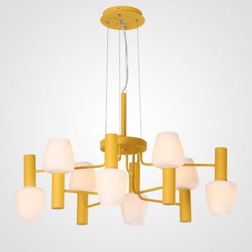 Стеклянная люстра в скандинавском стиле с двунаправленным светом OVER