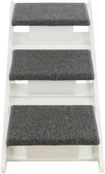 Лесенка со складными ступенями, 44х46х106см, МДФ/ковролин, белый, Trixie