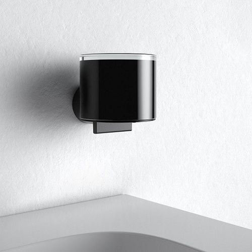 Дозатор для жидкого мыла KEUCO REVA черный матовый (RAL 9011)