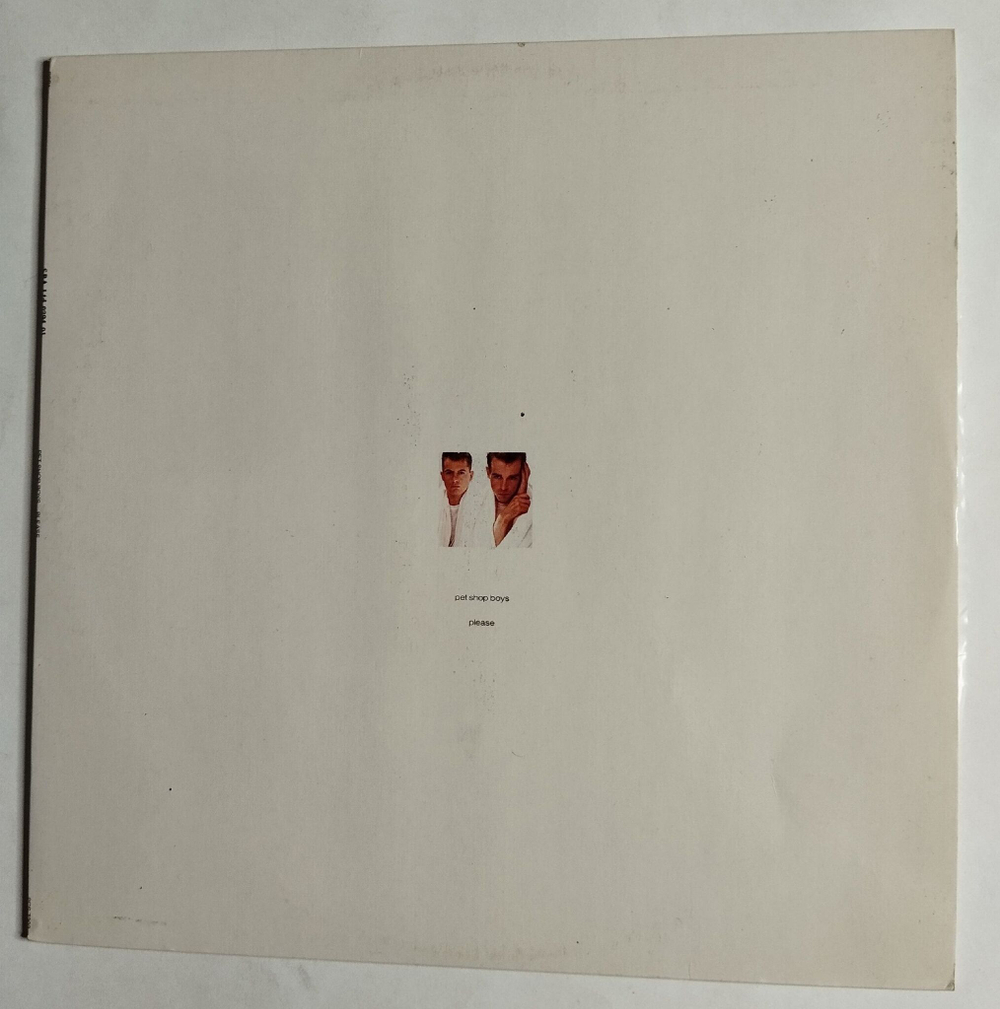Винтажная виниловая пластинка LP Pet Shop Boys Please (Россия 1993)