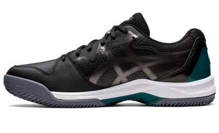 Мужские кроссовки теннисные Asics Gel-Dedicate 7 Clay - black/gunmetal