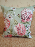 Набор гобеленовых чехлов на декоративные подушки Пионы триптих 47х47 3 шт