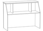Стойка администратора прямая СтА-02-03