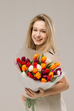 Букет яркий микс