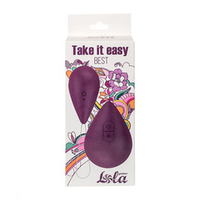 Фиолетовое виброяйцо 6см с пультом ДУ Lola Games Take It Easy Best 9021-03lola